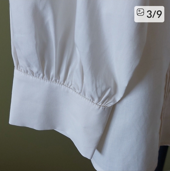 Elegant Cream Ruffle Blouse - Picture 3 of 9